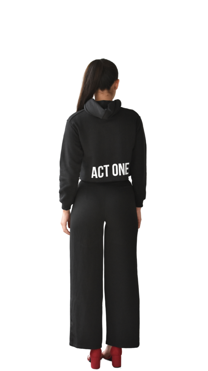 Act One | Cropped Hoodie - Image 2