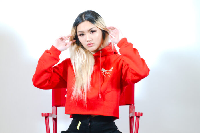 Red | Cropped Hoodie